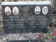 Пеккер Роза Эли-Хаимовна, Москва, Востряковское кладбище